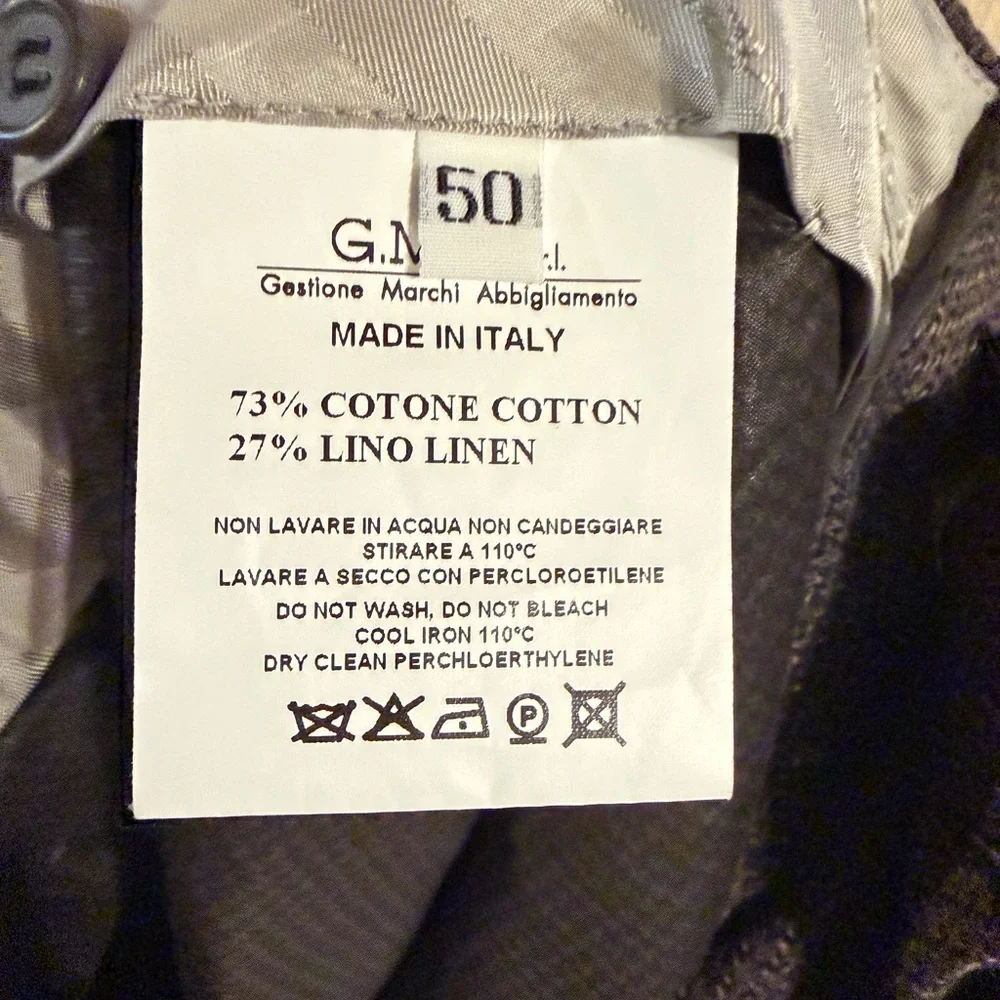 Messagerie Charcoal Textured Dress Pants